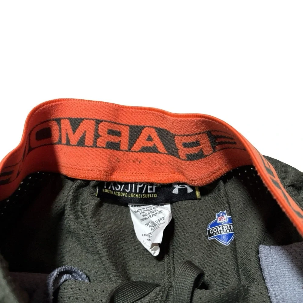 Under Armour Little Boys Athletic Loose Fit Shorts NFL Combine‎ Edition Sz YXS
